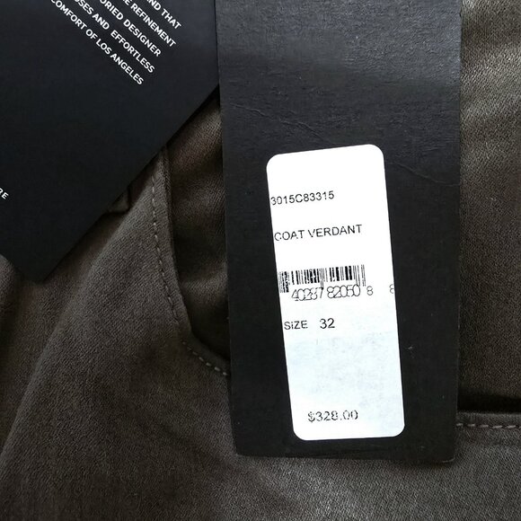 Monfrere - 32 Preston Cargo Pants Slim Fit Olive Green Stretch Utility $328 - Picture 7 of 8